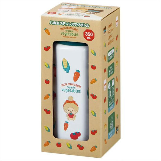 Monchhichi | Stainless Steel Mug Bottle 350ml (Mon Mon Farm Organic Vegetables)