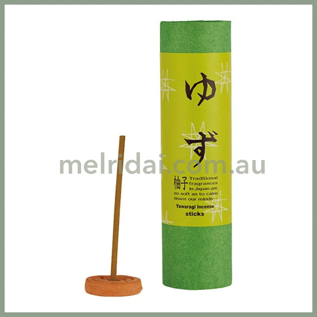 Yawaragi | Japanese Incense Sticks 15+ Yuzu