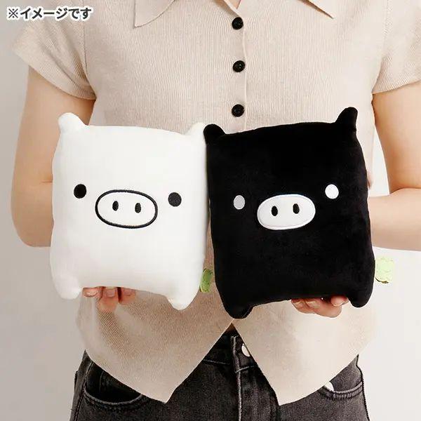 San-X Universe | Monokuro Boo Mochi Mochi Mini Huggable Plush Toy Plush Doll 180×170×75mm