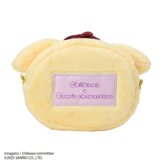 SANRIO x CHIIKAWA | Pompompurin Usagi Plush Shoulder Bag Crossbody Bag 23.5×5×12.5cm