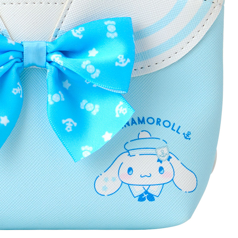 SANRIO | Cinnamoroll Pouch 17.7 x 17.1 x 6.0cm (Sailor Collar)