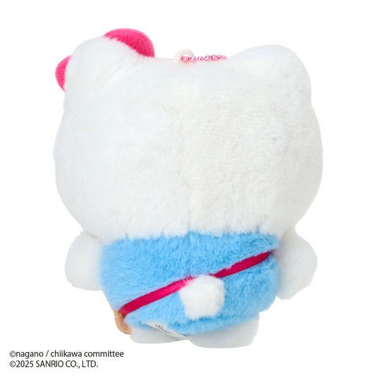 SANRIO x CHIIKAWA | Hello Kitty Chiikawa Mascot Holder Bag Charm Plush Keychain 10×6×12.5cm