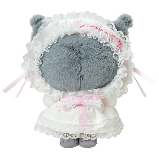 SANRIO | Kuromi Plush Mascot Holder Keychain Bag Charm 125×80×150mm (White Frill Design)