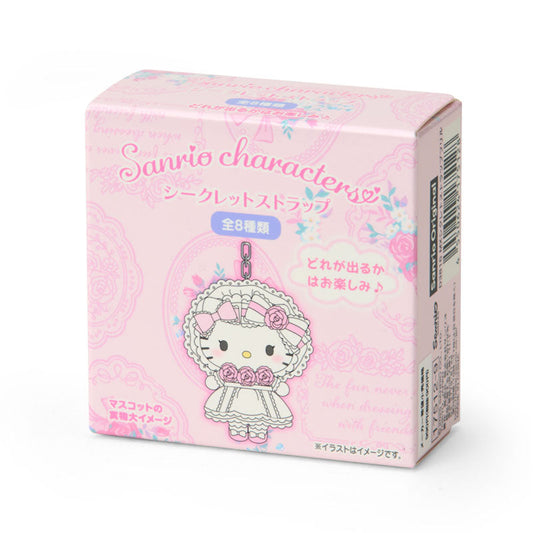 SANRIO | Secret Strap Keychain Blind Box 80×5×50mm (White Frill Design)