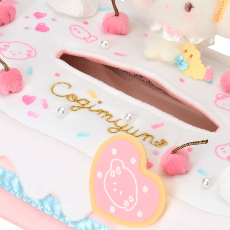SANRIO | Cogimyun Tissue Box Cover Plush 250×130×165mm (Sweets Party 10th Anniversary)
