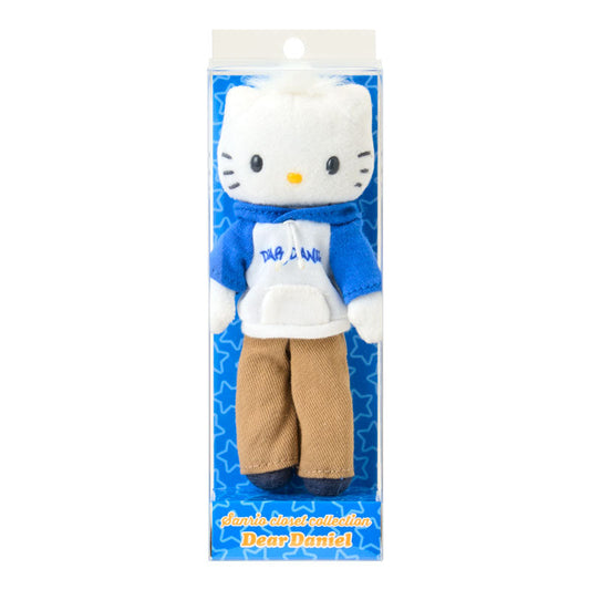 SANRIO | Hello Kitty Dear Daniel Casual Style Sweatshirt Mascot Holder Bag Charm Plush Keychain 80×35×150mm (Sanrio
