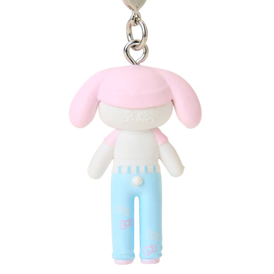 SANRIO | Hello Kitty Casual Style Bunny Ear Knit Hat Strap Phone Charm 26×12×40mm (Sanrio Closet Collection)