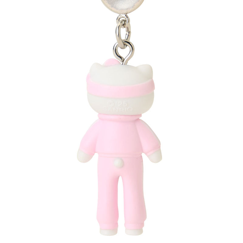 SANRIO | Hello Kitty Sporty Style Pink Strap Phone Charm 26×12×40mm (Sanrio Closet Collection)