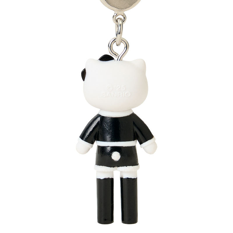 SANRIO | Hello Kitty Tweed Style Elegant Outing Strap Phone Charm 26×12×40mm (Sanrio Closet Collection)