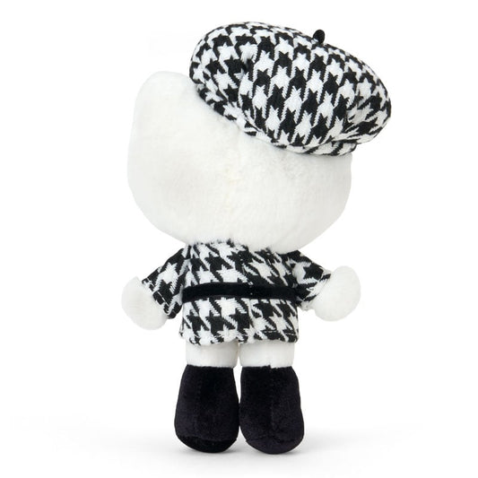 SANRIO | Hello Kitty Mascot Holder Bag Charm Plush Keychain 110×70×180mm (Monochrome Girly Twin Coordinate)