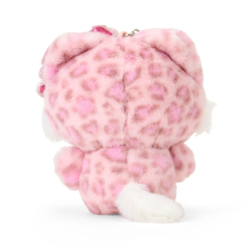 SANRIO | Charmmy Kitty Mascot Holder Plush Keychain Bag Charm 90×50×120mm (Leopard Gal Cat)