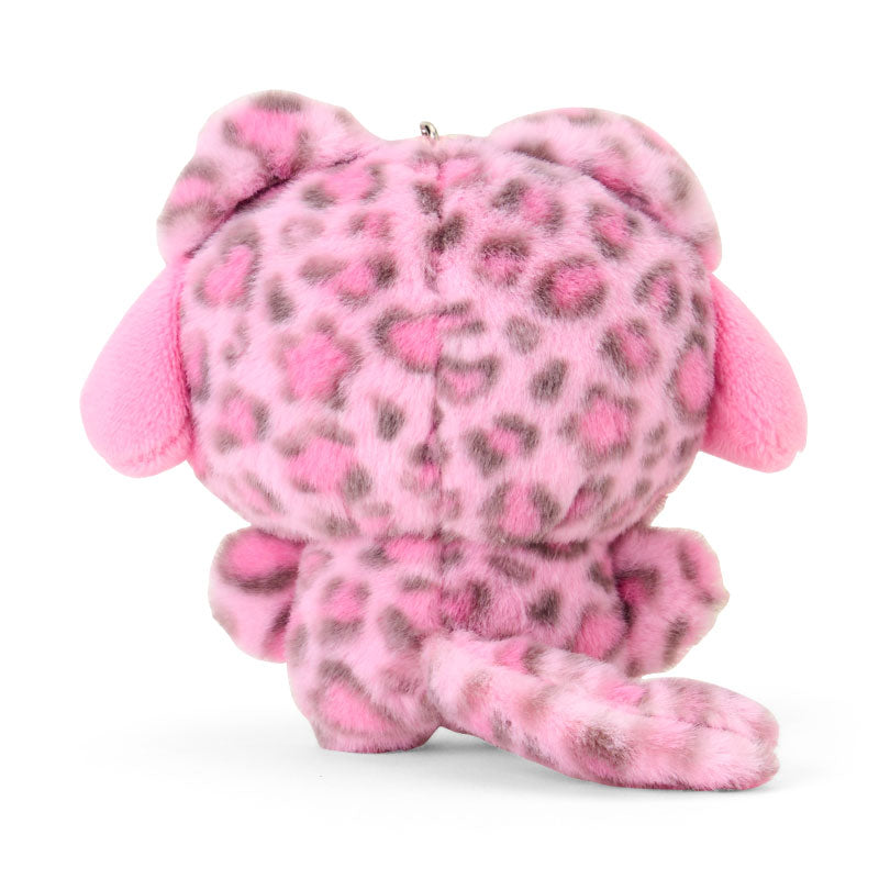 SANRIO | My Melody Mascot Holder Plush Keychain Bag Charm 90×50×120mm (Leopard Gal Cat)
