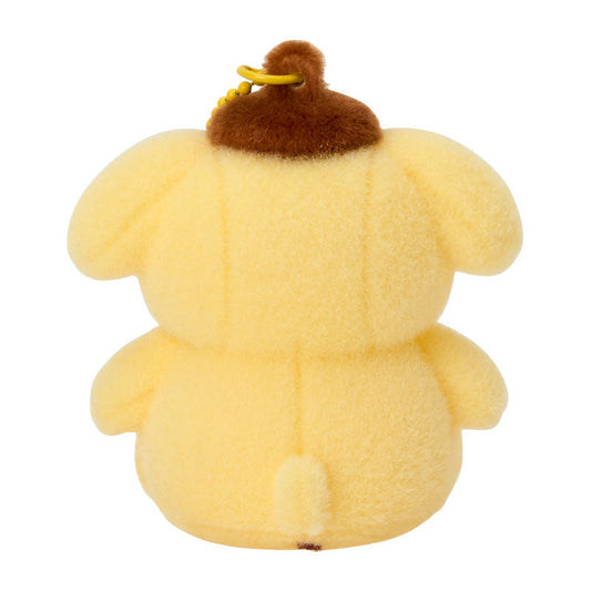 SANRIO | Pom Pom Purin Pompompurin Flocky Mascot Holder Keychain Bag Charm 50×45×70mm