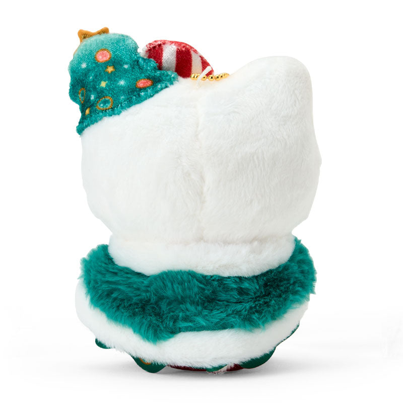 SANRIO | Hello Kitty Mascot Holder Bag Charm Plush Keychain 130×75×100mm (Christmas 2025)
