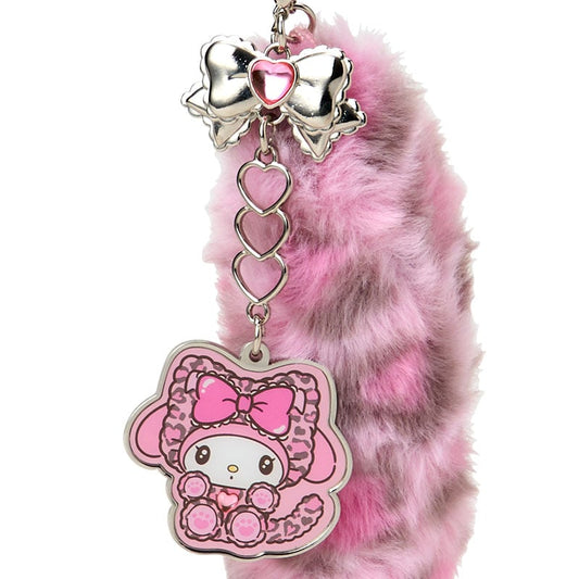 SANRIO | My Melody Dangling Tail Mascot Strap 40×40×130mm (Leopard Gal Cat)