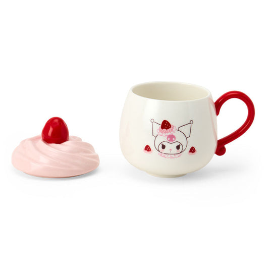 【Pre-order】SANRIO | Kuromi 3D Porcelain Mug 135×90×135mm (Strawberry Shortcake)