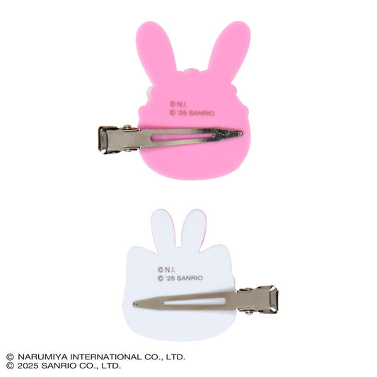 Sanrio × Mezzo Piano | Hello Kitty Hair Clip Set 45×10×50mm (Pink Rabbit)