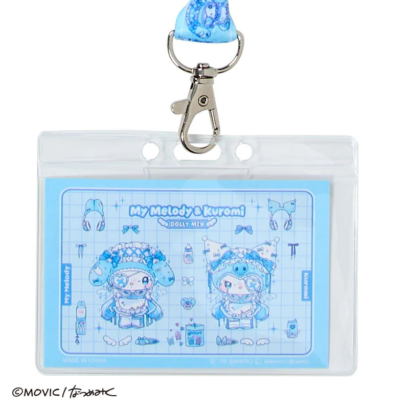 【Limit 1】SANRIO x MU DOLLY MIX | My Melody x Kuromi Blue Neck Strap 102×01×77mm (Card) & 900mm (Strap)