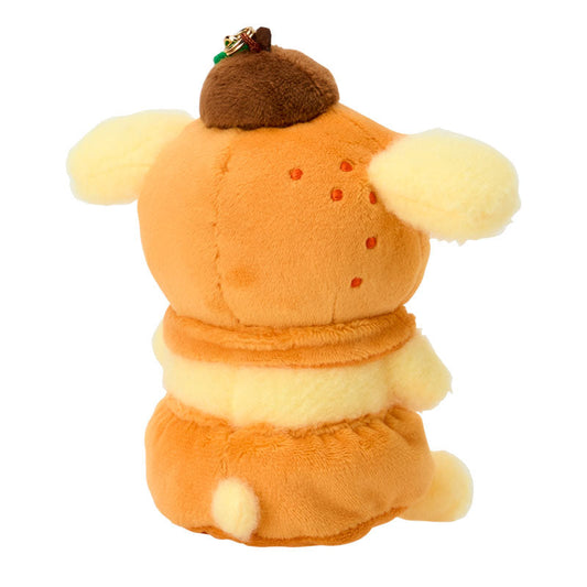 SANRIO | Pom Pom Purin Pompompurin Mascot Holder Bag Charm Keychain 100x75x140mm (Fruit Design)