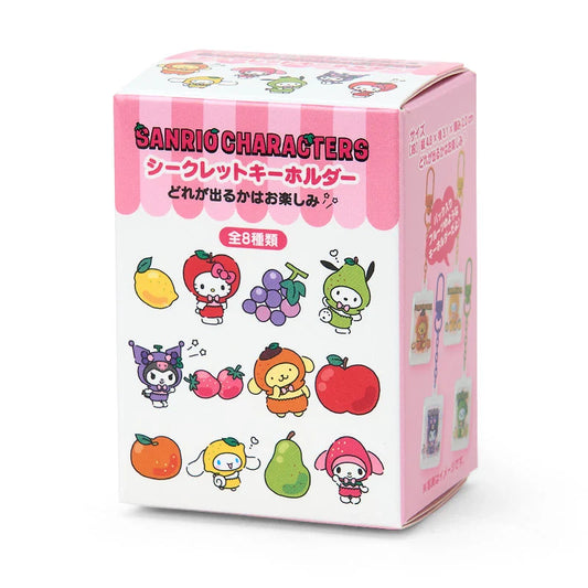 SANRIO | Secret Keychain Bind Box 42x32x60mm (Fruit Design) (Order 8 for a complete box)