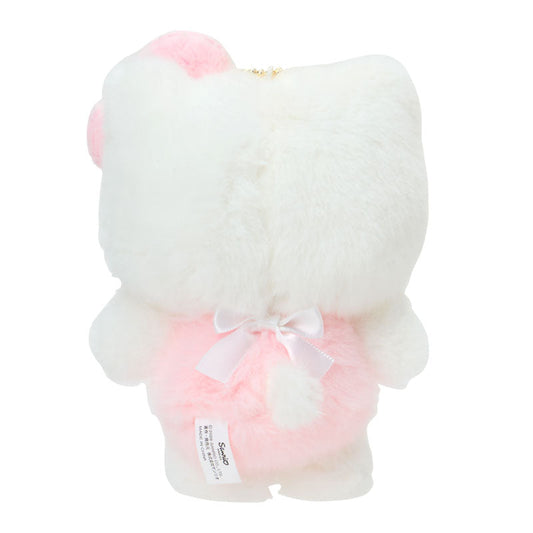 SANRIO | Hello Kitty Mascot Holder Bag Charm Plush Keychain 100×60×130mm (Nap on Fluffy White Cloud)