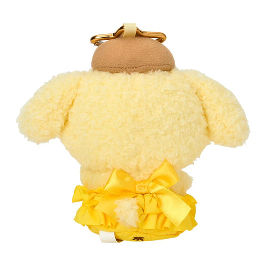 SANRIO | Pompompurin Pom Pom Purin Mascot Holder Bag Charm Keychain 95×70×125mm (Stardust Baby Bottle)