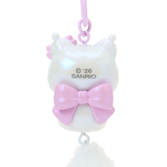 SANRIO | Kuromi Dangling Tail Mascot Strap Keychain 35×25×105mm (Milky Kitten)