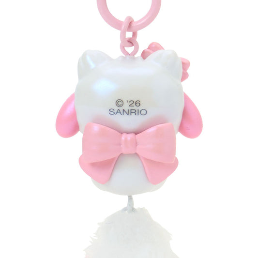 SANRIO | My Melody Dangling Tail Mascot Strap Keychain 35×25×105mm (Milky Kitten)