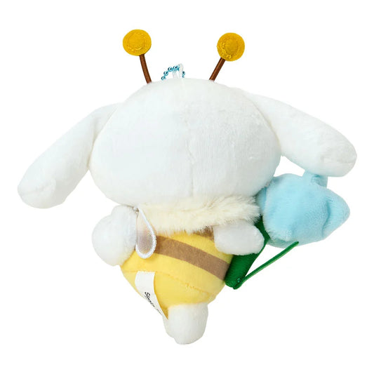 SANRIO | Cinnamoroll Mascot Holder Bag Charm Plush Keychain 130×60×150mm (Flower Loving Little Bee)