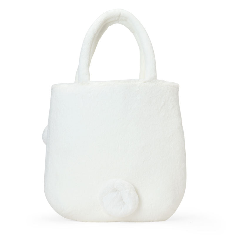 SANRIO | Cinnamoroll Fluffy Tote Bag 400×20×380mm (Light Blue Clover)