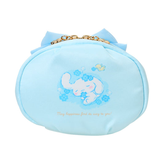 SANRIO | Cinnamoroll Pouch 150×65×110mm (Light Blue Clover)