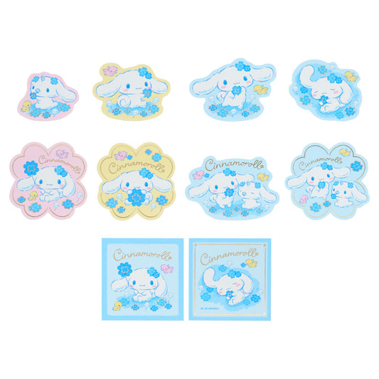 SANRIO | Cinnamoroll Sticker Set 110×4×130mm (Light Blue Clover)