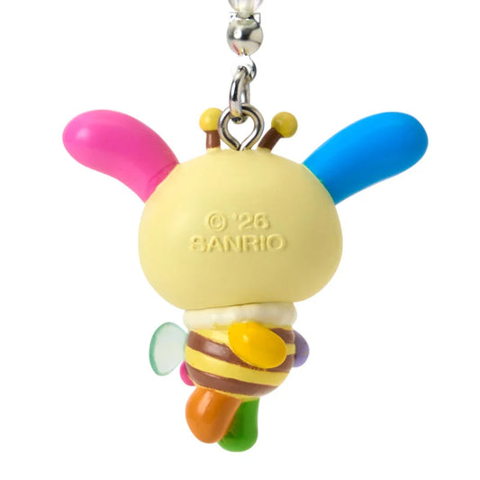 SANRIO | Usahana Keychain Charm 35×25×80mm (Flower Loving Little Bee)