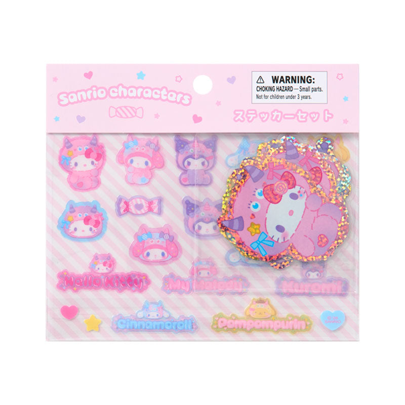 SANRIO | Sticker Set 135×4×120mm (Colorful Pop Monster)