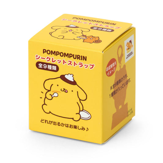 SANRIO | PomPomPurin Pom Pom Purin Secret Strap Keychain Blind Box 45x45x55mm (Full And Happy Pudding 30th anniversary)