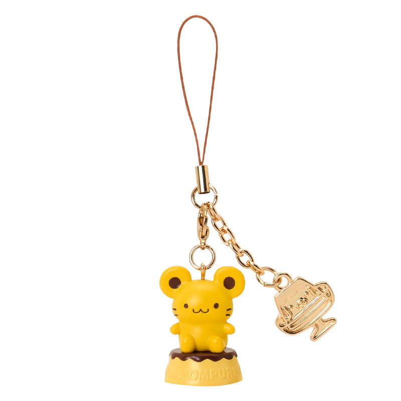 SANRIO | PomPomPurin Pom Pom Purin Secret Strap Keychain Blind Box 45x45x55mm (Full And Happy Pudding 30th anniversary)