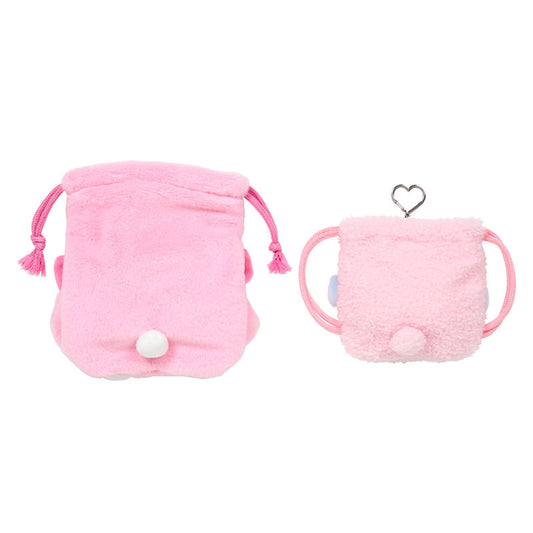 SANRIO| My Melody Drawstring Pouch 2 Piece Set (With My Favourite Friends)
