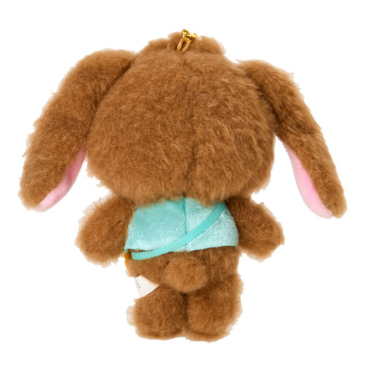 SANRIO | Kurousa Mascot Holder Bag Charm Keychain 150×65×145mm (Happy Birthday Sugarbunnies Biscuit Design Series)