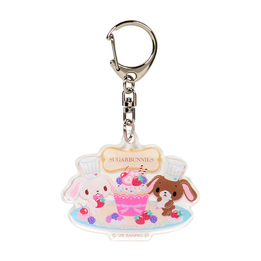 SANRIO | Sugarbunnies Secret Acrylic Keychain Blind Box 60×50mm (Love Sweets)