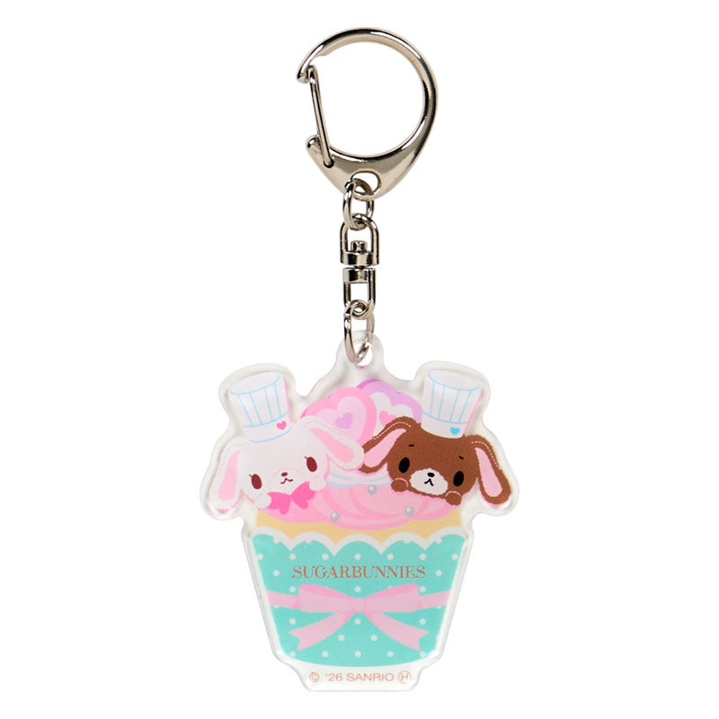 SANRIO | Sugarbunnies Secret Acrylic Keychain Blind Box 60×50mm (Love Sweets)