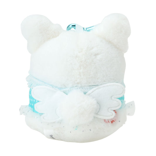 SANRIO | Hanamaruobake Plush Mascot Holder Keychain Bag Charm 115×65×130mm (Sparkling Wish)