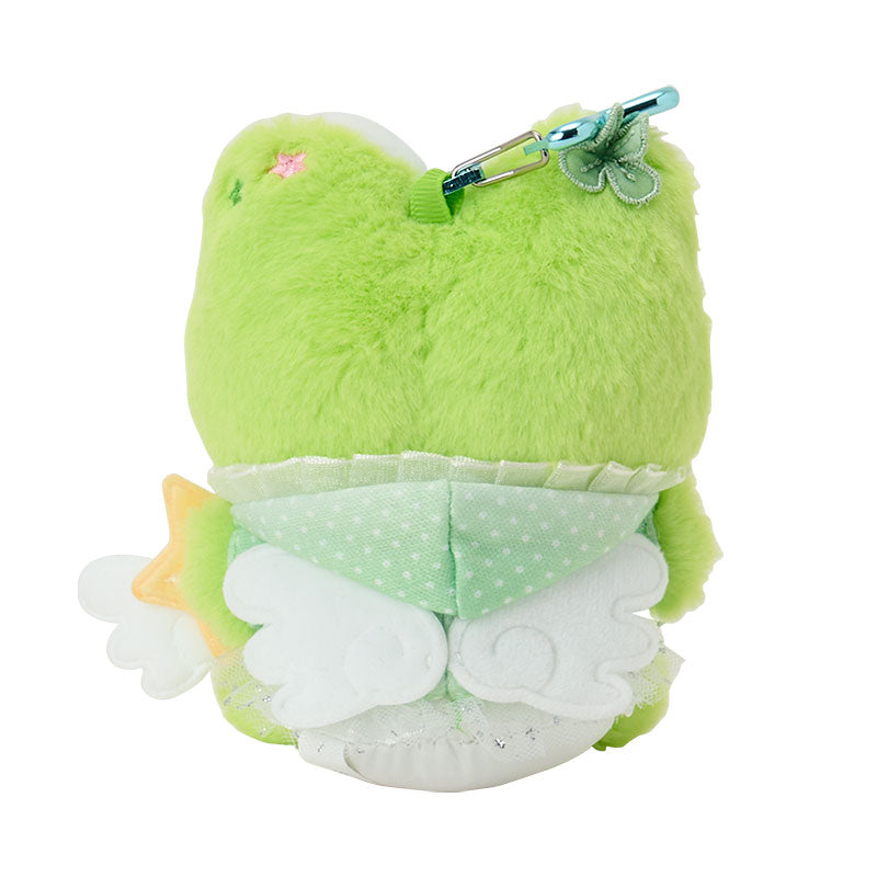 SANRIO | Keroppi Plush Mascot Holder Keychain Bag Charm 115×65×130mm (Sparkling Wish)