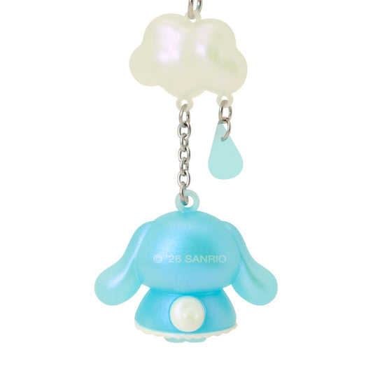 SANRIO | Cinnamoroll Aurora Mascot Bag Charm Keychain 45×25×35mm (Sweet Rain Collection Raincoat)