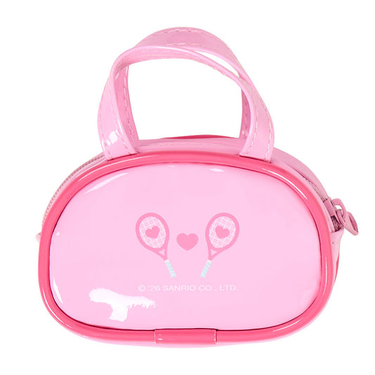 SANRIO | Usahana Mini Boston-Style Pouch Bag Charm 90x35x100mm (Sanrio Girls's Tennis Club)