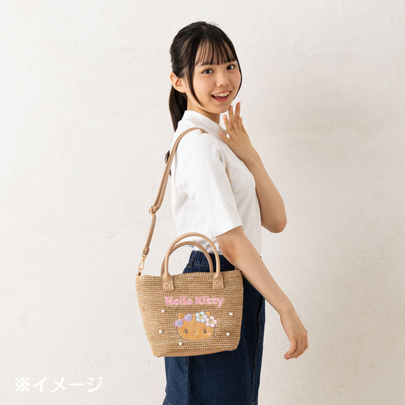 SANRIO | Shoulder Bag 2-Way 250×90×200mm (Sparkling Summer Pool Tan Sunburned)