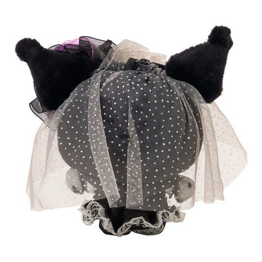 SANRIO | Kuromi Mascot Holder Bag Charm Keychain Gothic 200×100×80mm (All Black Kuromi Mode)