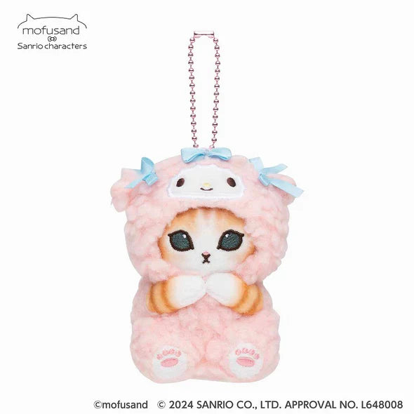 Mofusand X Sanrio | Mascot Holder Keychain Part2 Approx.13Cm 猫福 三丽鸥合作联名款