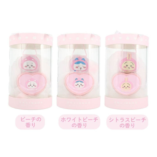 Shobido | Chiikawa Bath Time Gift Set Ball & Sponge (Hachiware Peach)