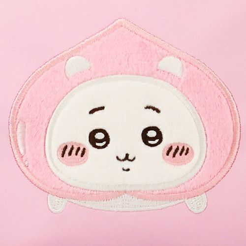 CHIIKAWA x SHOBIDO | Peach Series Square Pouch W130×H130×D40mm (Chiikawa)