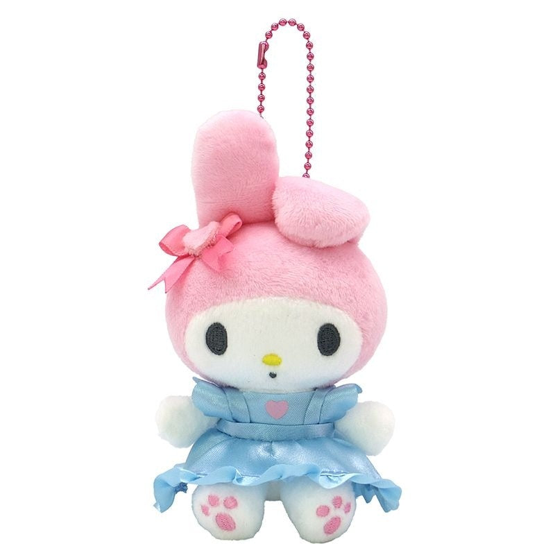 SANRIO | My Melody Apron Blue Mascot Holder Plush Keychain Bag Charm 12cm (50th Collection)